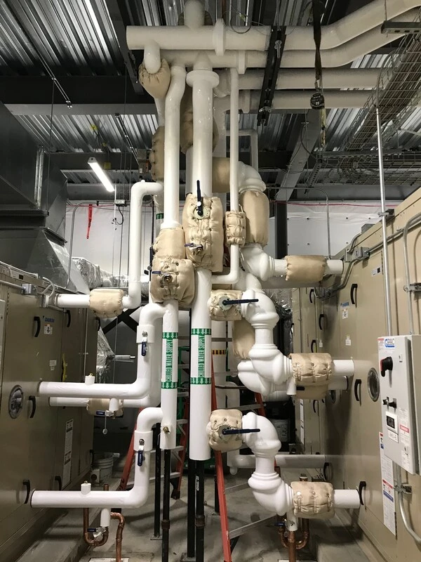 Dual AHU connection