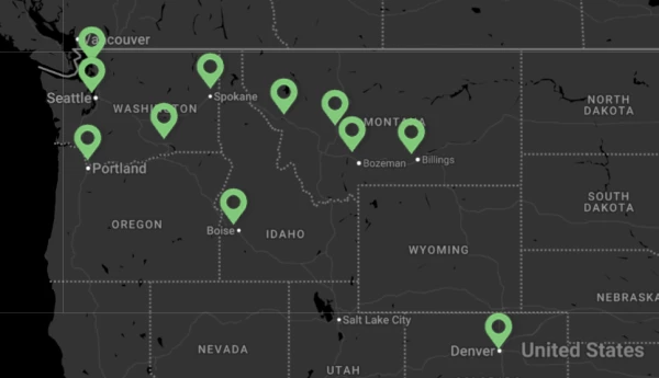 Based in the Pacific Northwest, serving you where you need us.